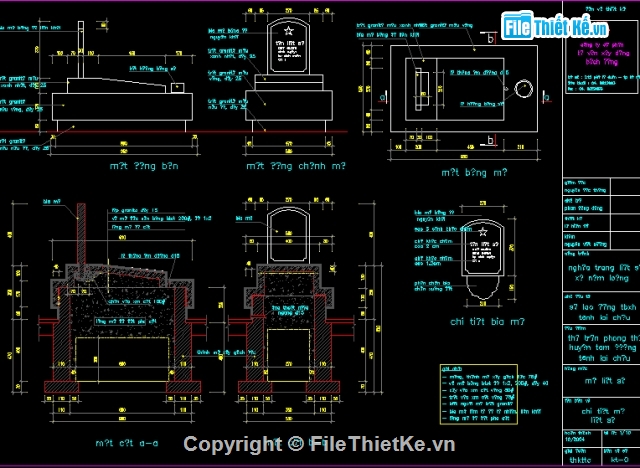 File cad,bản vẽ Chi tiết Mộ Liệt Sỹ,Chi tiết Mộ Liệt Sỹ,File cad bản vẽ Chi tiết Mộ Liệt Sỹ